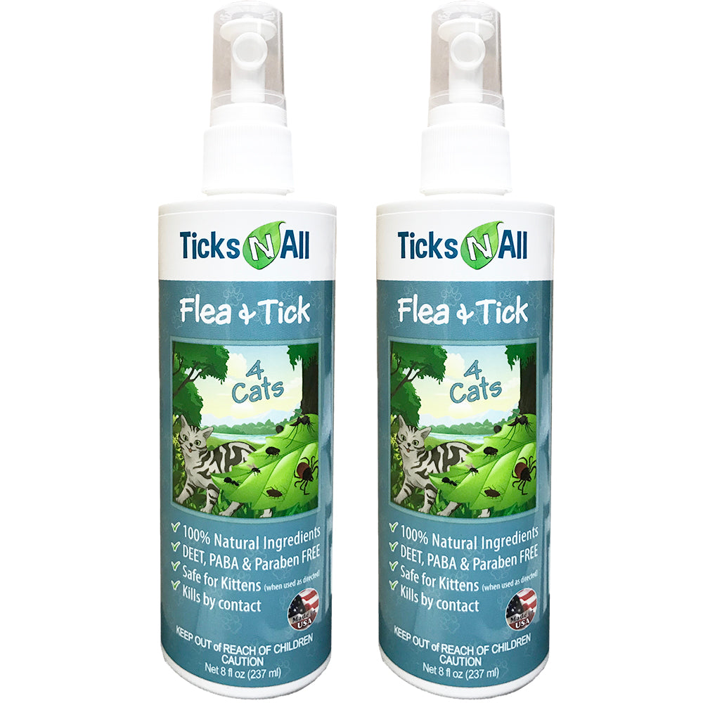 All Natural Flea & Tick For Cats 8oz (2 pack)